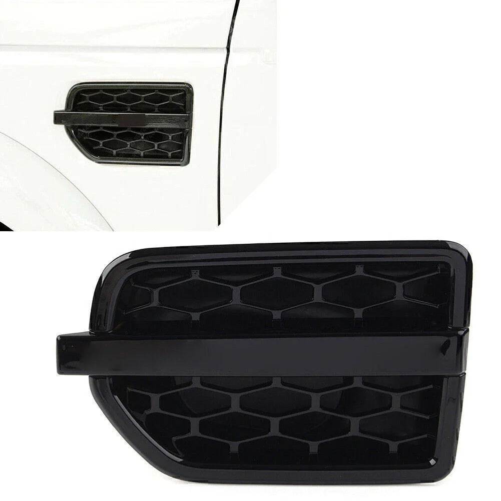 Black Left Front Grille Air Intake Vent for Land Rover LR4 (2010-2016)