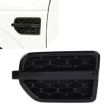 Black Left Front Grille Air Intake Vent for Land Rover LR4 (2010-2016)