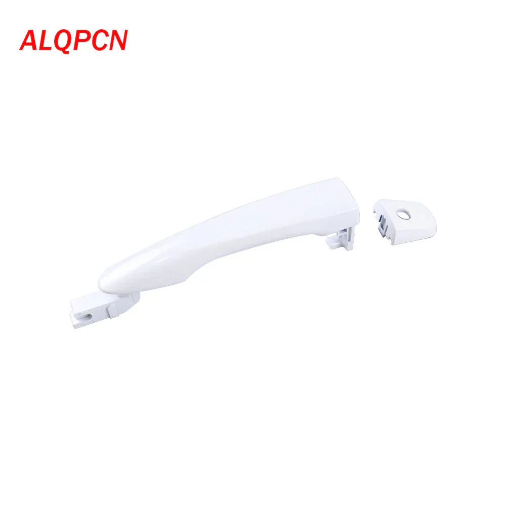 4 x White Outer Door Handles for Nissan Navara D23 NP300 (2015-2023)