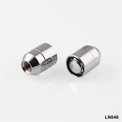 4 x Steel Wheel Nuts M12x1.5C & Key Anti-Theft Lock for Honda Toyota