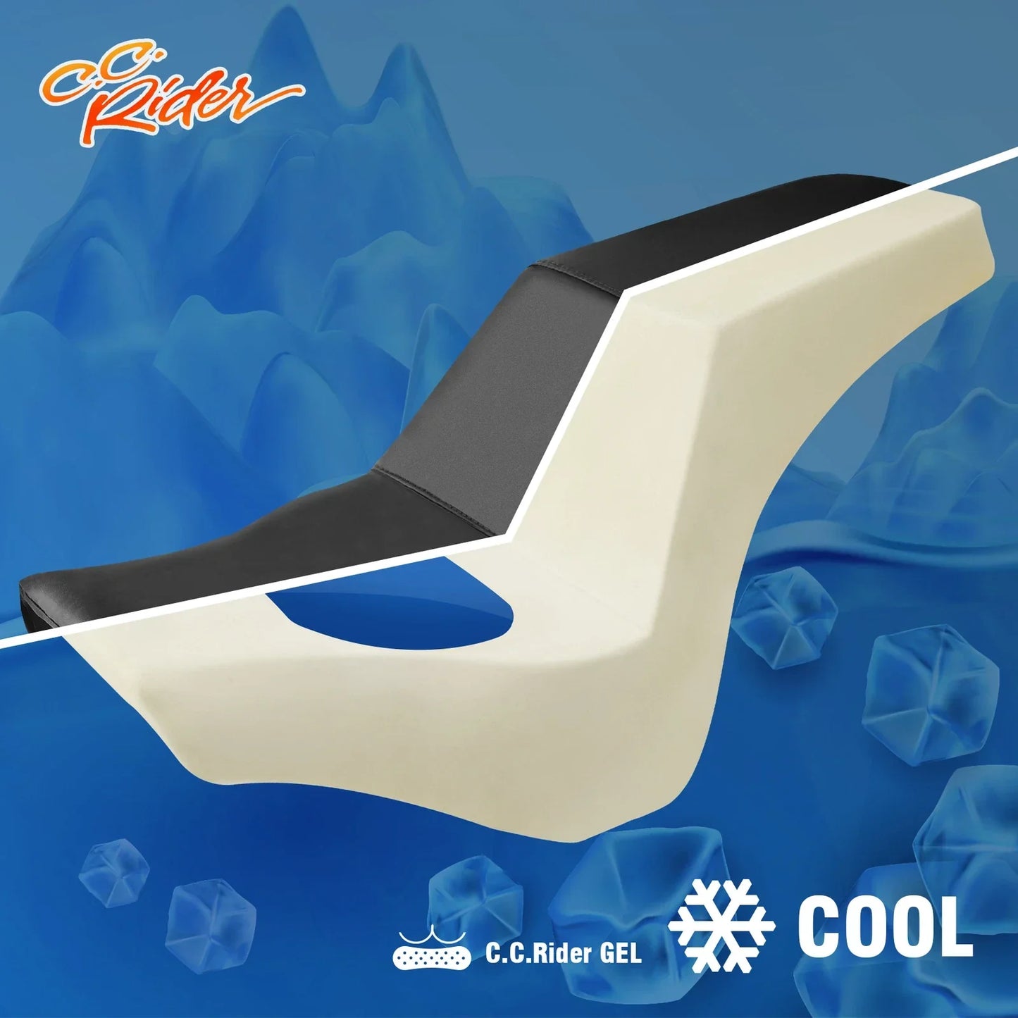 Rider & Passenger Gel Seat for Harley Softail FXST Street Bob FXBB (2018-2024)