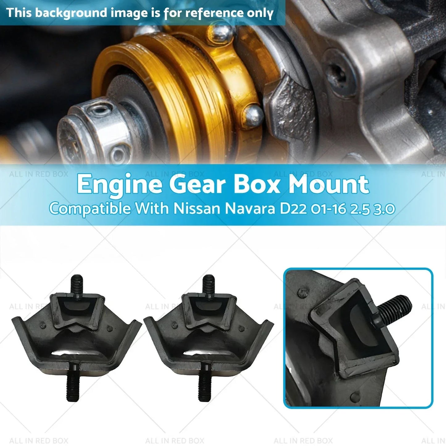 Rear Engine Gear Box Mounts for Nissan Navara D22 (2001-2016)