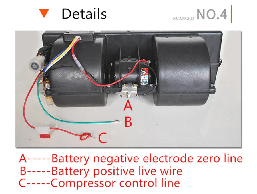 A/C Evaporator Unit for Car Under Dash 12V 3 Speed (AU)