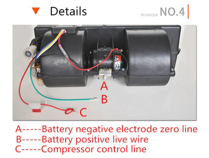 A/C Evaporator Unit for Car Under Dash 12V 3 Speed (AU)