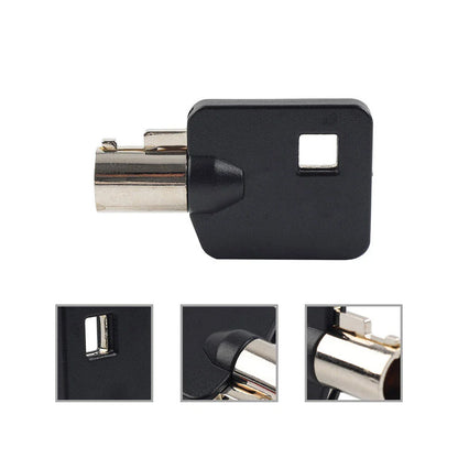 Black Uncut Blade Blank Ignition Key for Harley Touring Dyna Softail