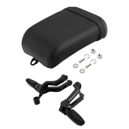 Black Passenger Seat Foot Pegs Bracket for Harley Nightster RH975S (2022-2025)