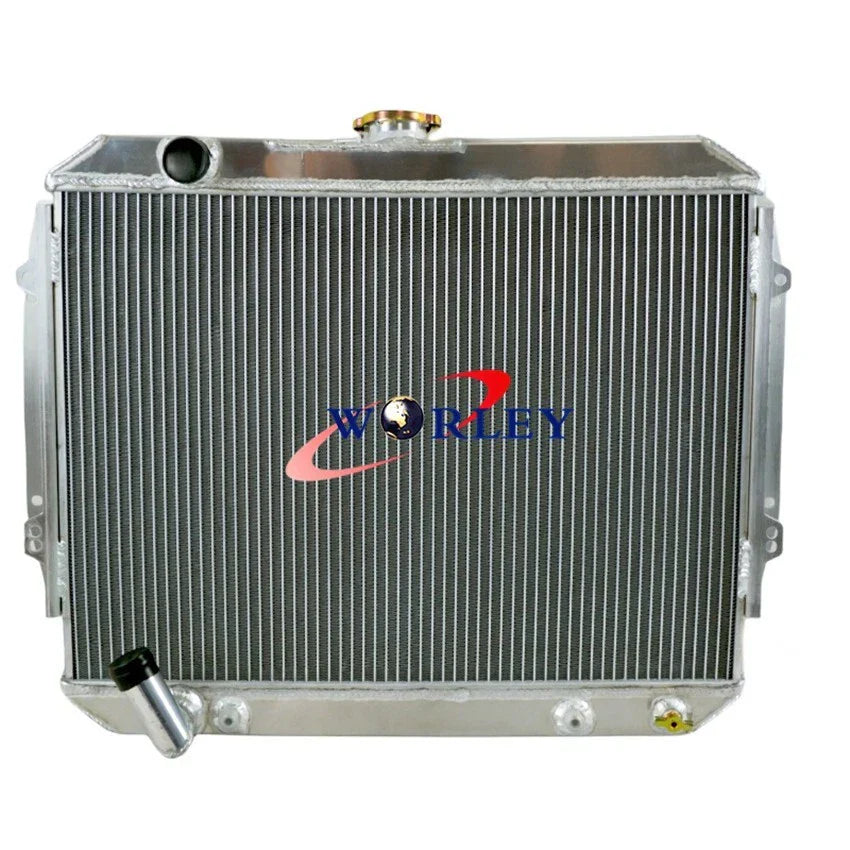 2 Row Aluminum Radiator + Fan for Mitsubishi Triton 3.0L (1990-1996)