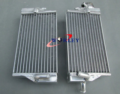 Aluminum Radiator + Blue Hose for Honda CR125 CR125R (2002-2003)