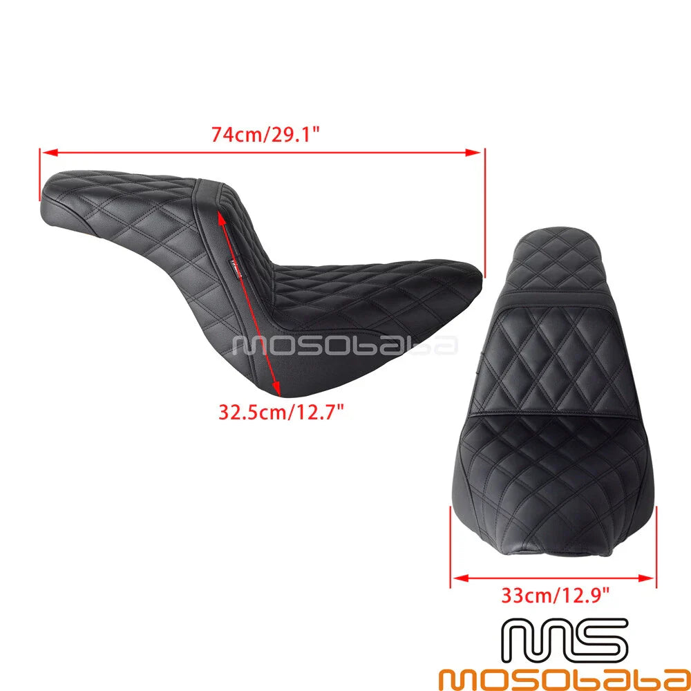 Gel Pad Seat for Harley Sport Glide FLSB, Low Rider S FXLRS (2018-2024)