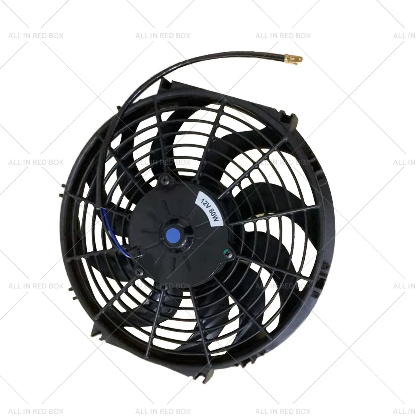 12" Universal Push Pull Radiator Fan for Engine Bay Cooling - Black (All Years)