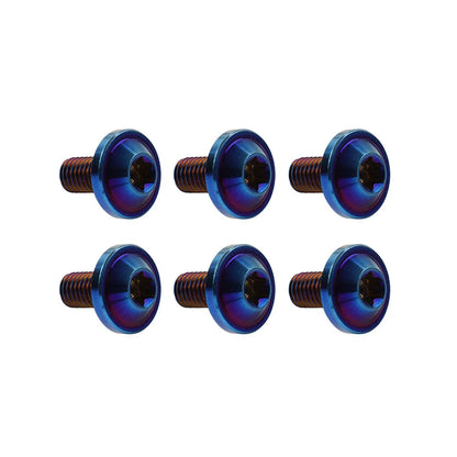 6pcs M6x20mm Titanium Torx Head Bolts for Bike Motorcycle