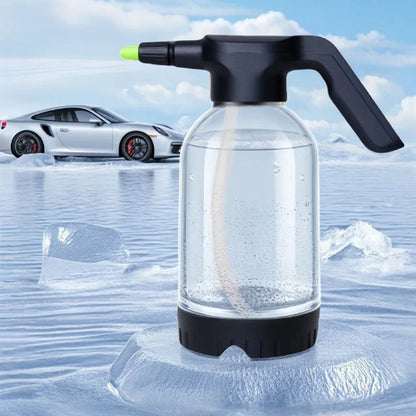 Electric Car Wash Spray Bottle 2L Adjustable Foam Nozzle for Garden
