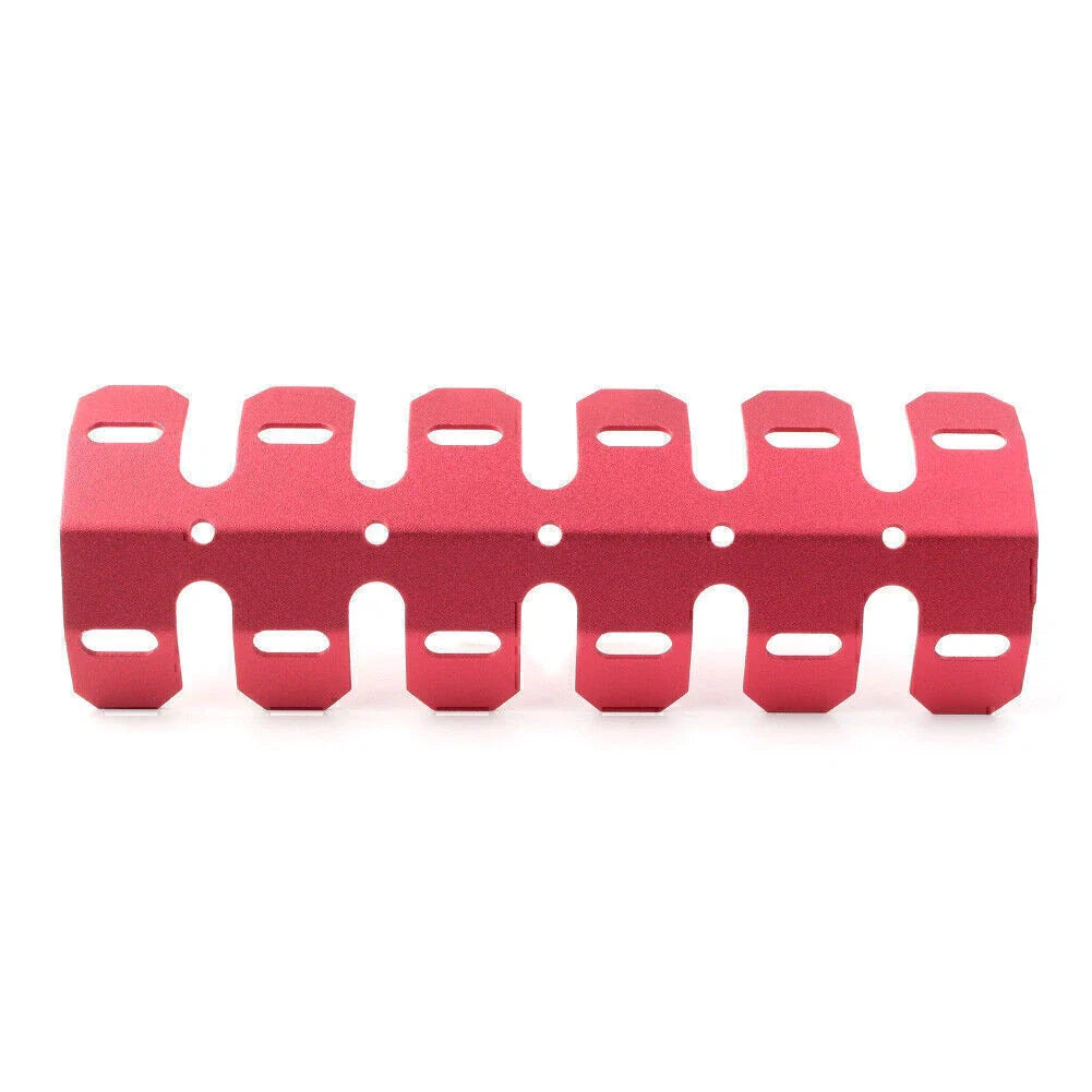 Red Motorcycle Exhaust Muffler Pipe Heat Shield Cover for Dirt Bike