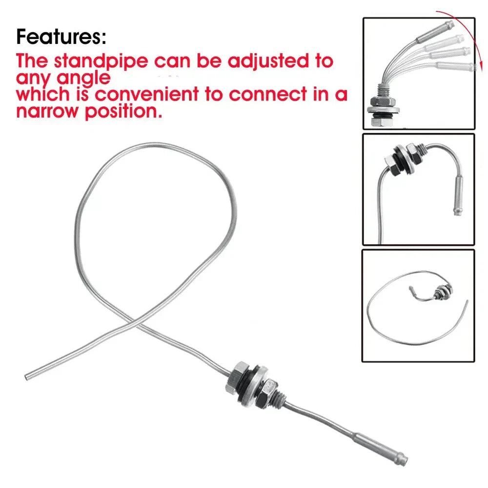 Fuel Tank Standpipe Pickup Clip Hose Tube w/Filter for Parking Heater