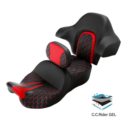Gel Seat & Backrests for Harley Road Glide (2014-2023)