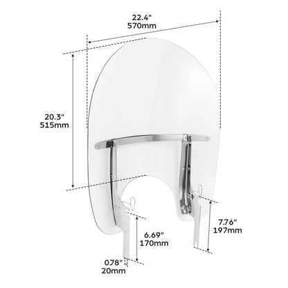 Windshield for Harley Touring Road King Special FLHRXS (1994-2025)
