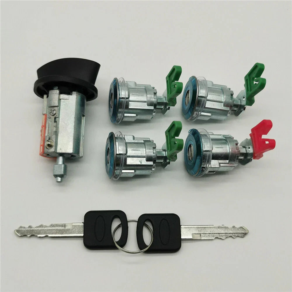 Ignition Cylinder & 4 Door Lock Set for Ford Econoline Van (1997-2020)