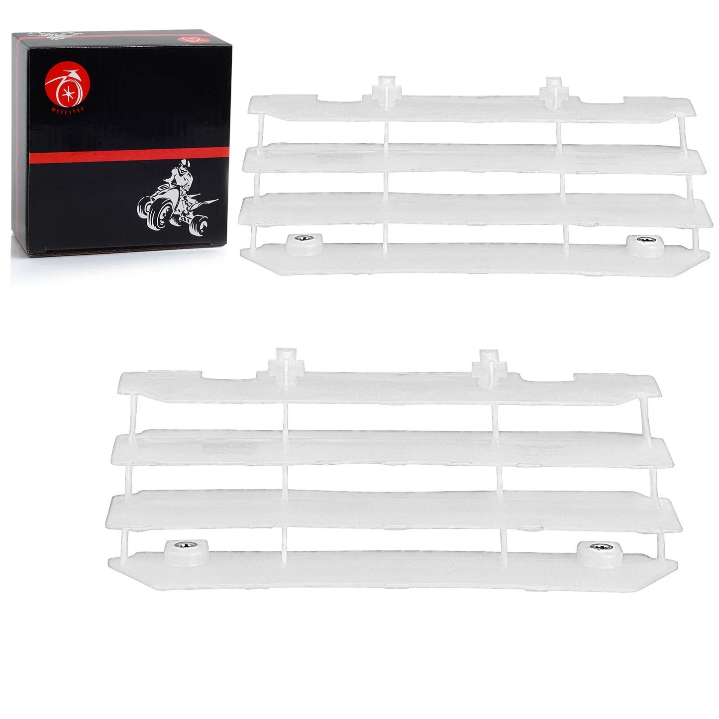 2 x Radiator Covers Guard for Kawasaki KX125 KX250 (1997–2005)