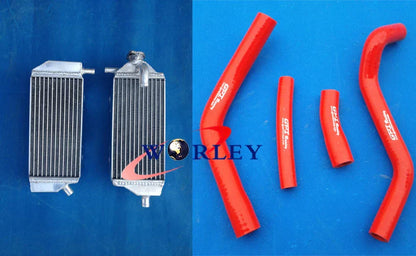 Aluminum Radiator & Hose for YAMAHA YZ250F YZF250 2014-2016 ( Blue)