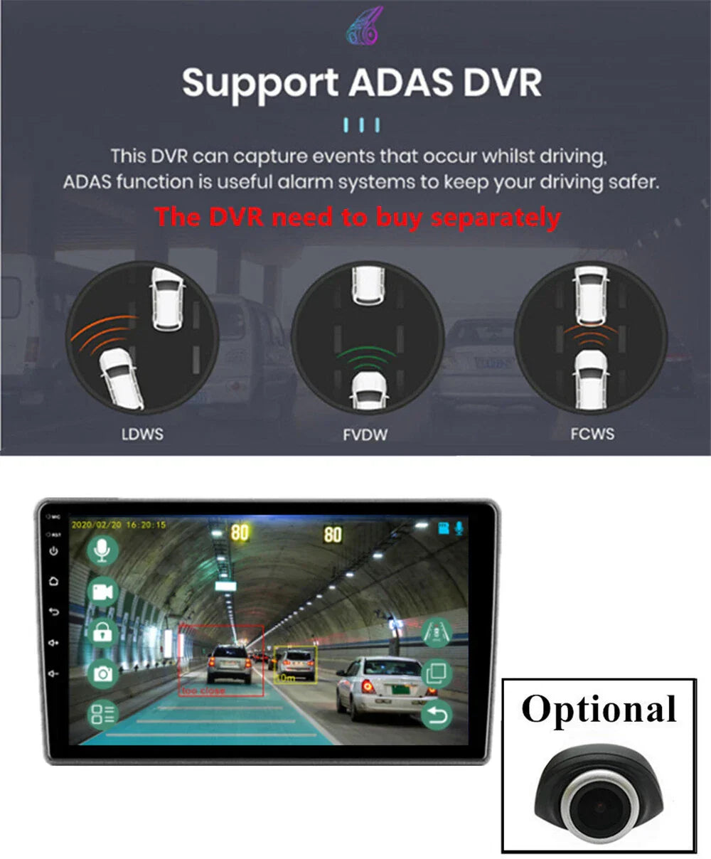 9" Android Stereo Radio GPS Navigation Head Unit for Toyota Sienna (2004-2010)