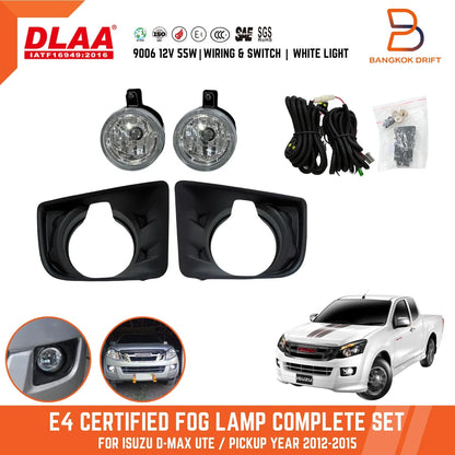 Fog Light Spot Lamp Cover for Isuzu D-Max DMAX UTE (2012-2016)