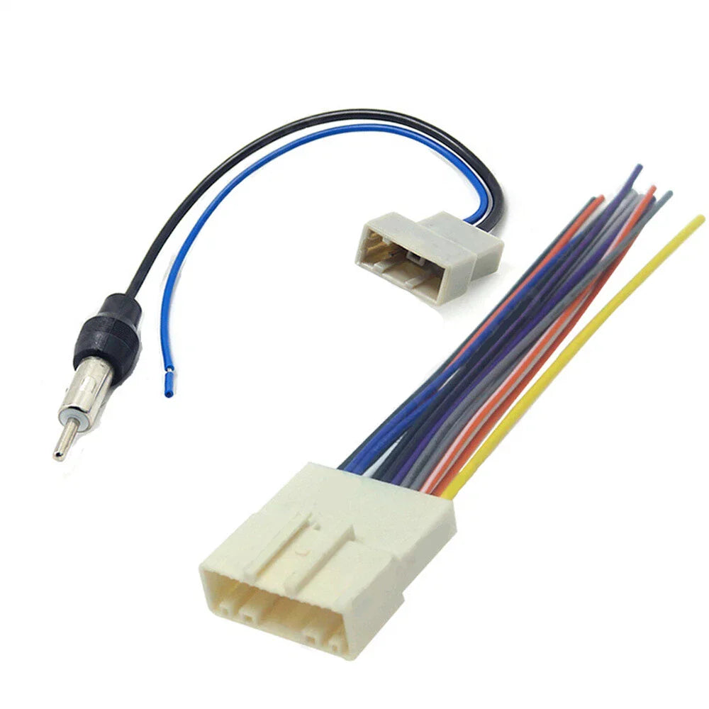 20 Pins Radio Audio Wire Harness Adapter for Infiniti Subaru Legacy Nissan 370Z (2008-2014)