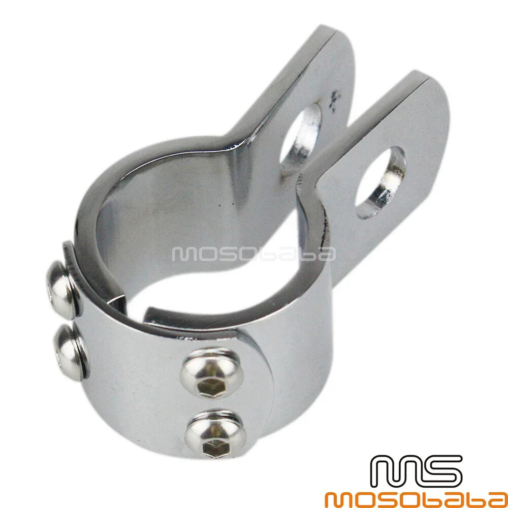 1-1/2" Crash Bar Mounts Clamps for Harley, Honda, Yamaha, BMW