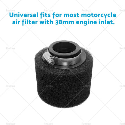 38mm Foam Pod Air Filter for 125cc 140cc PIT PRO Quad Dirt Bike ATV