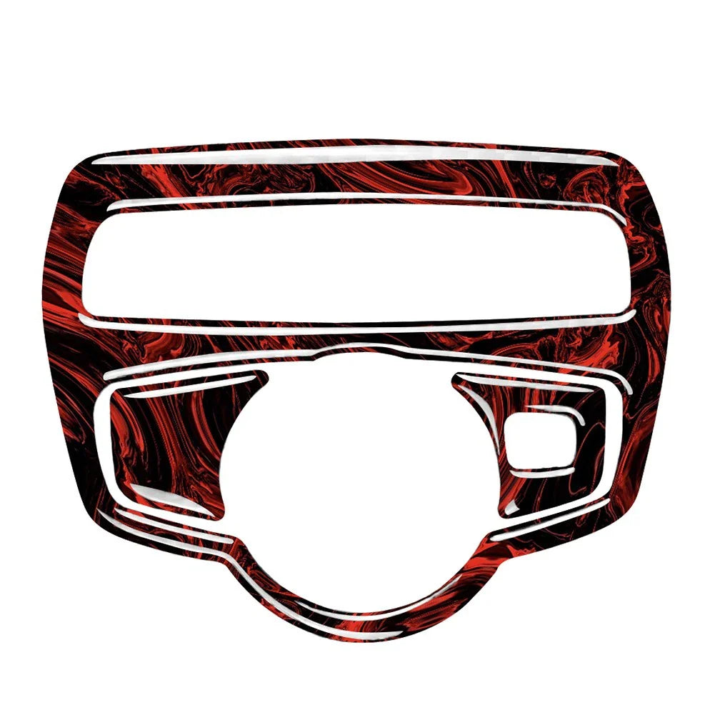 Fire Red Headlight Switch Cover Set for Mercedes-Benz GLC C-Class (2015-2020)