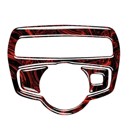Fire Red Headlight Switch Cover Set for Mercedes-Benz GLC C-Class (2015-2020)