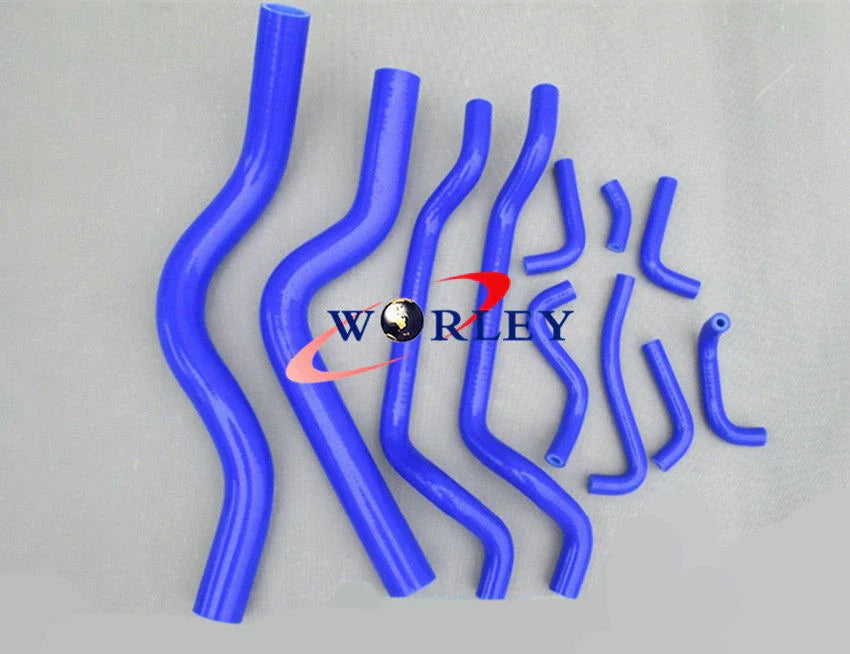 Black Silicone Radiator & Heater Hose for Mitsubishi Eclipse DSM 90-94