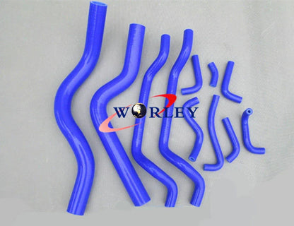 Black Silicone Radiator & Heater Hose for Mitsubishi Eclipse DSM 90-94