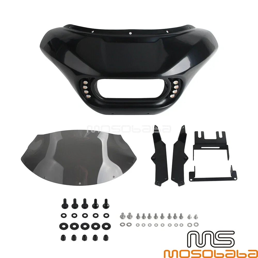 Front Fairing & Windshield Kit for Harley Softail Fat Bob 114 (2018-2023)