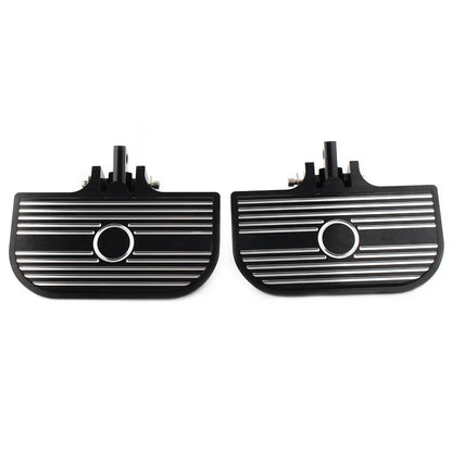 Passenger Floorboards Pedal Pads for Harley Heritage Springer Low Rider