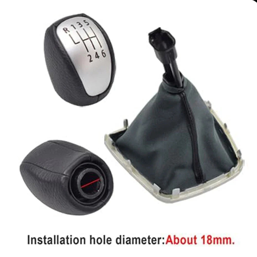 6 Speed Gear Shift Knob Gaiter Boot for RENAULT Laguna III (2007-2015)