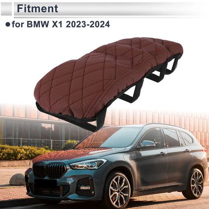 1 Pc Center Console Cover Wine Red for BMW X1 (2023 - 2024)