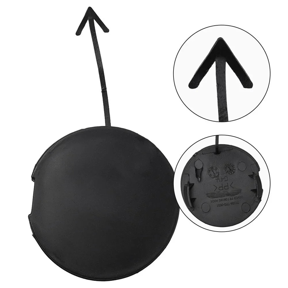 Front Bumper Tow Eye Hook Towing Cover Cap for Honda (2009–2011)