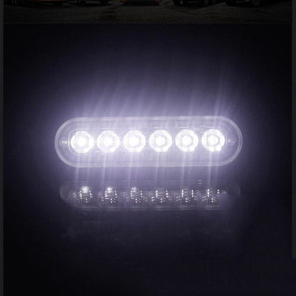 6LED White Work Light Bar for Off-road Vehicle DC 12V-24V