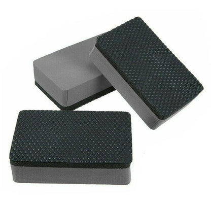 3 x Car Clay Bar Pad Sponges Block Cleaning Eraser Wax Polish Pad Tools Black