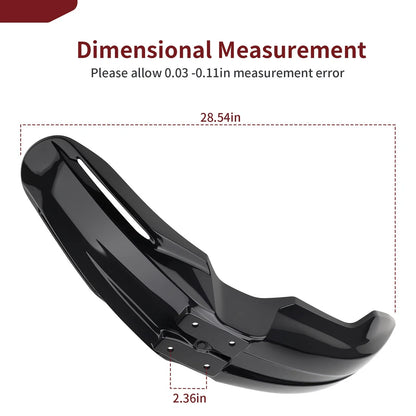 Black Front Fender for Suzuki DRZ400SM (2005–2024)