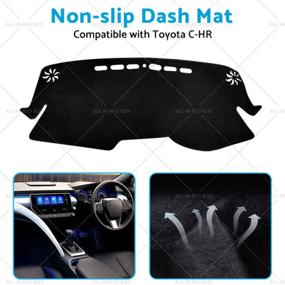 Non-Slip Dashboard Cover Mat for Toyota CHR C-HR (2016-2019)