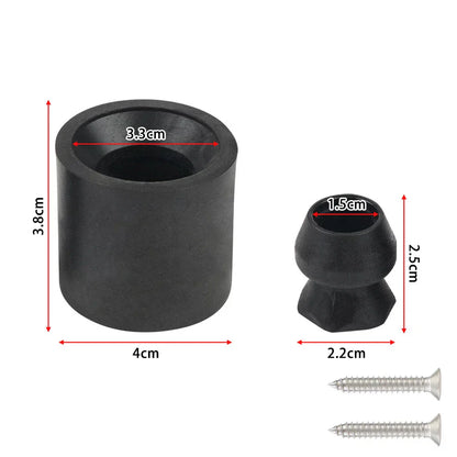 Plastic Stem +  Rubber Socket + 4 x Screw Kit Window Bumper for RV Trailer