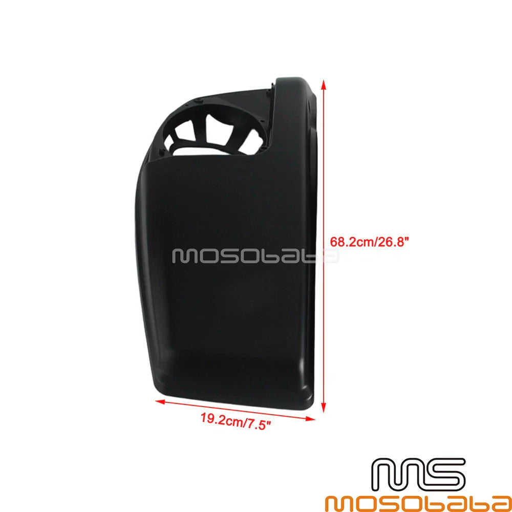 Black Saddlebag Lids Covers for Harley FLHXSE FLTRXSE (2023-Up)