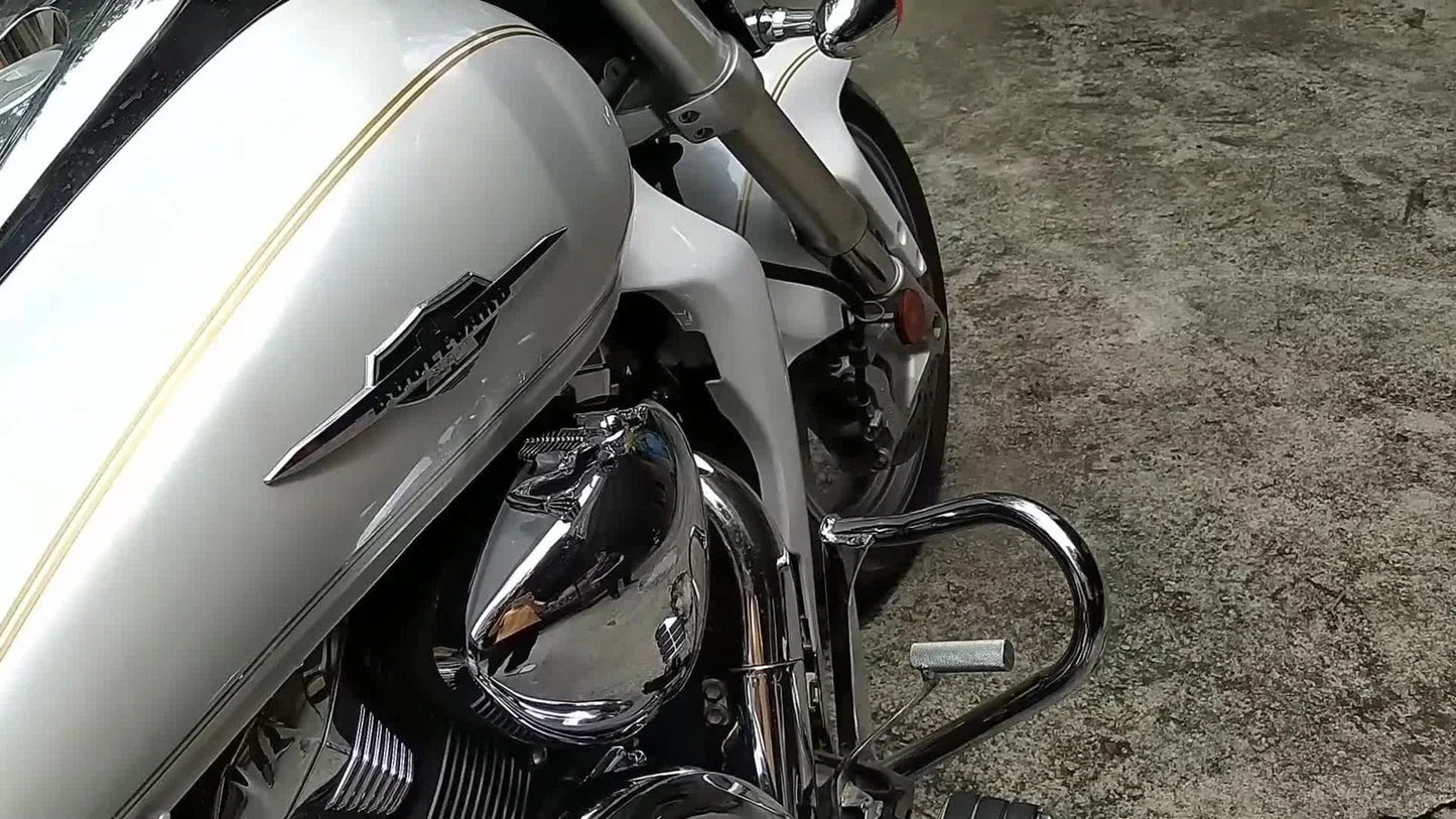 4" Headlight Visors & Fender Ornaments for Harley