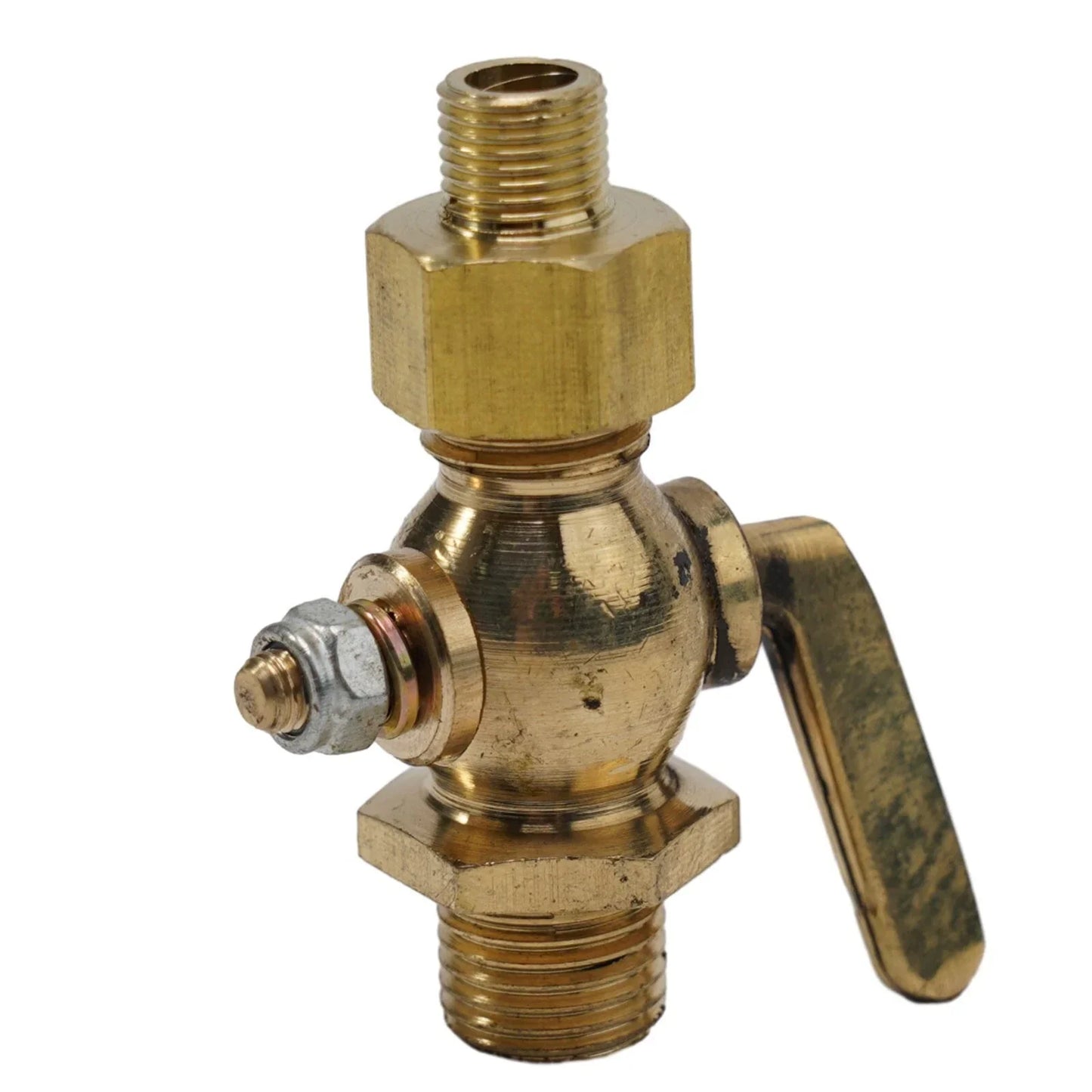 Brass Petcock Fuel Tap 18 14 for Vintage Motorcycles