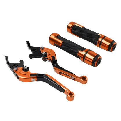 Orange Extendable Brake Clutch Levers Grip Set for Honda ADV150 (2019-2020)