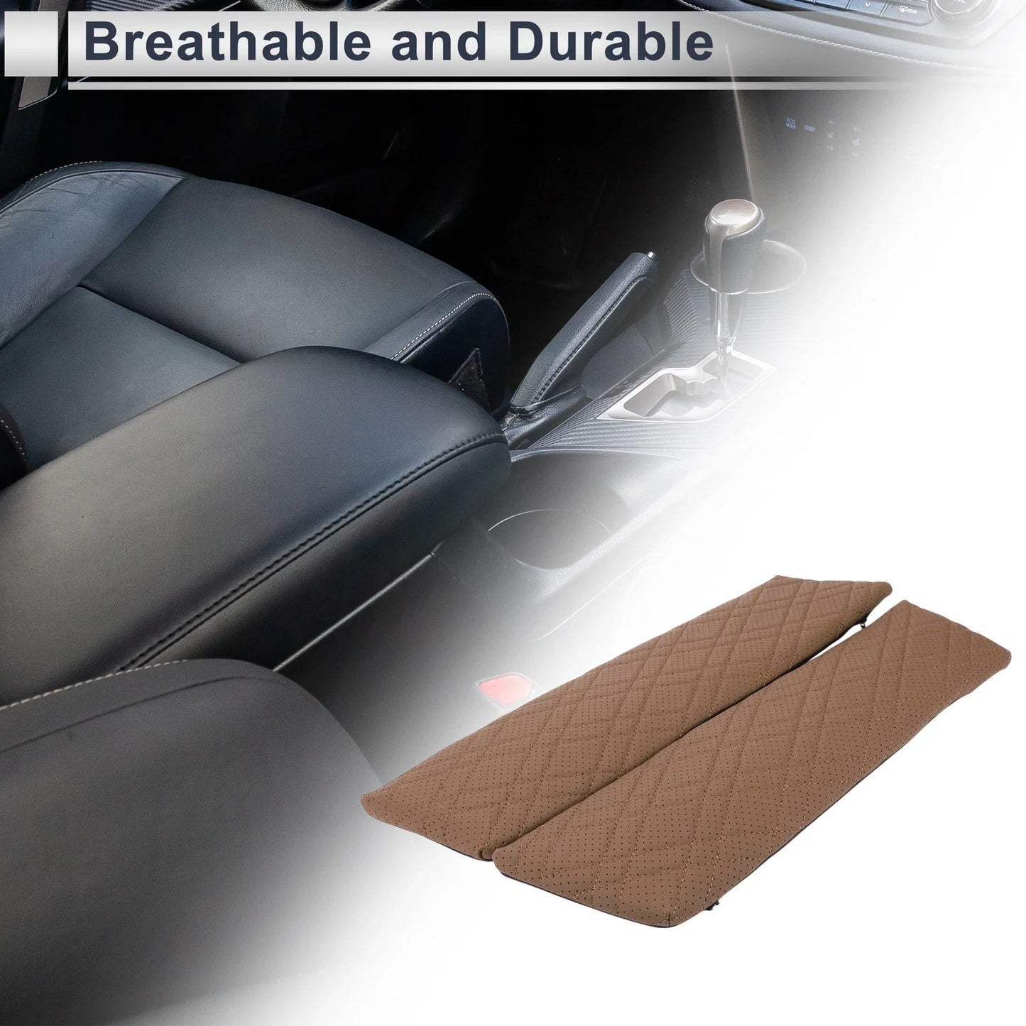 Brown Center Console Cover for BMW 5 Series G30 (2017-2023)