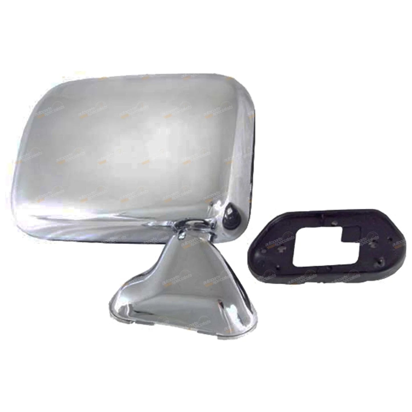 LH+RH Chrome Side Door Mirrors Pair for Toyota Hilux (1983–2004)
