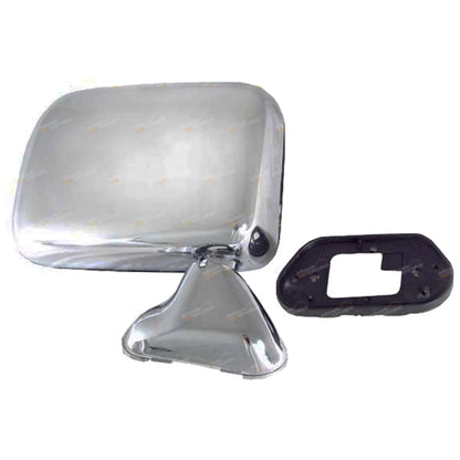 LH+RH Chrome Side Door Mirrors Pair for Toyota Hilux (1983–2004)