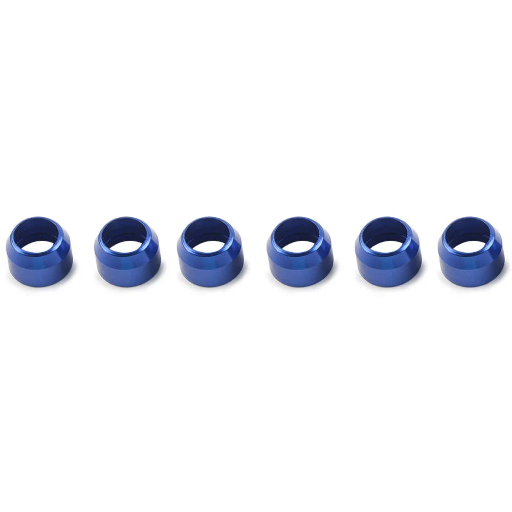 6x Aluminum Bleed Valve Covers for Ducati Monster, Hyperstrada, Streetfighter